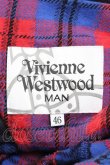 画像3: ヴィヴィアンウエストウッド MAN 中古 / /タータンチェックジャケット 46 赤ｘ青  S-24-07-31-040-to-AS-ZS (3)