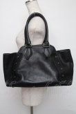 画像2: ヴィヴィアンウエストウッド 中古 / ヌーロックトートバッグ  黒  S-24-07-31-018-ba-AS-ZS (2)