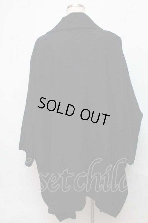 画像2: ヴィヴィアンウエストウッド 中古 / タイデザインウールコート 00 黒  S-24-09-01-057-co-AS-ZS (2)