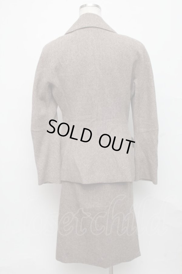 画像2: ヴィヴィアンウエストウッド 中古 / /ツイードセットアップ 3 ブラウン  S-24-09-01-059-jc-AS-ZS (2)