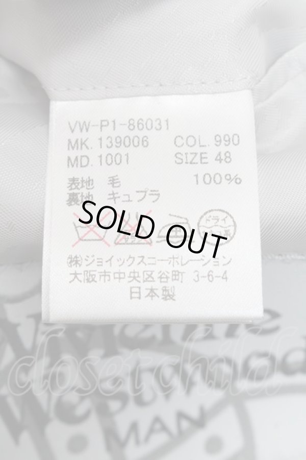 画像4: ヴィヴィアンウエストウッド MAN 中古 / SU/2ボタンセットアップ 48 黒  S-24-09-01-069-op-AS-ZS (4)