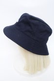 画像2: ヴィヴィアンウエストウッド 中古 / LONDON リップストップバケットハット  紺  S-24-09-01-014-ha-UT-ZS (2)