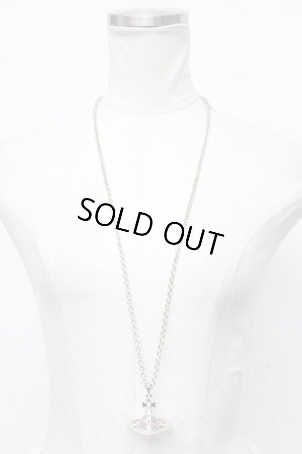 画像2: ヴィヴィアンウエストウッド 中古 / スモールオーブネックレス  シルバー  S-24-09-01-018-nl-AS-ZS (2)