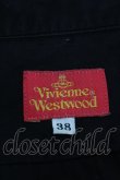 画像3: ヴィヴィアンウエストウッド 中古 //カラーオーブ刺繍シャツ 38 黒  S-24-10-30-043-bl-UT-ZS (3)