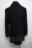 画像2: ヴィヴィアンウエストウッド MAN 中古 / CO/メルトンミントカラーコート 46 黒  S-24-10-30-045-co-AS-ZS (2)