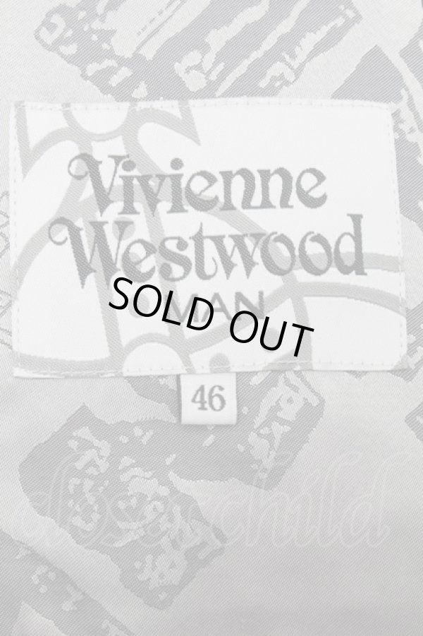 画像3: ヴィヴィアンウエストウッド MAN 中古 / CO/メルトンミントカラーコート 46 黒  S-24-10-30-045-co-AS-ZS (3)