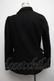 画像2: ANGLOMANIA 中古 / ウール変形コート 42 黒  S-24-10-30-046-co-AS-ZS (2)