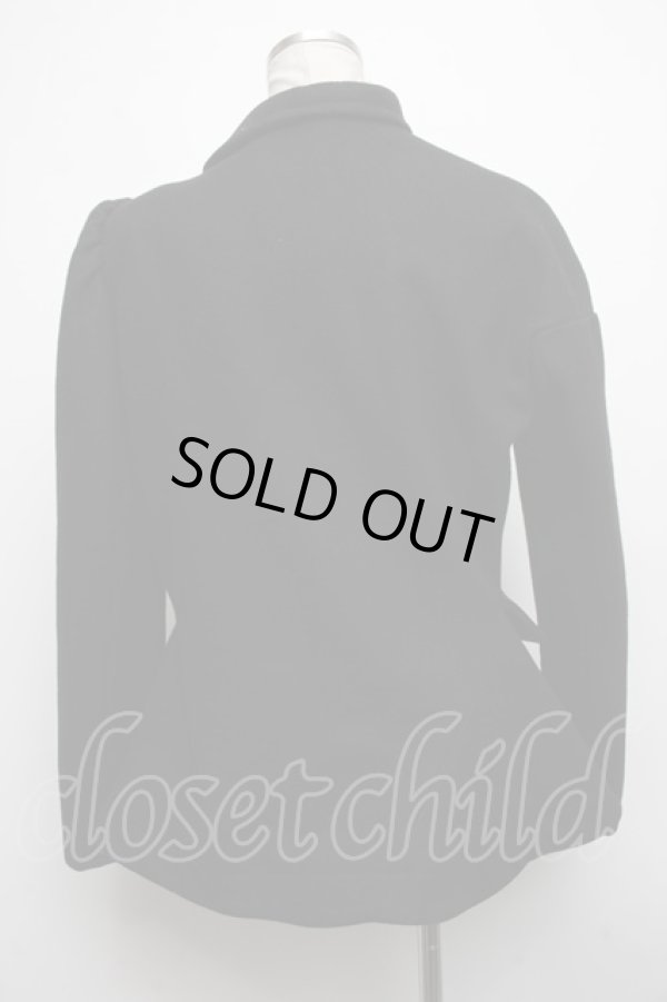 画像2: ANGLOMANIA 中古 / ウール変形コート 42 黒  S-24-10-30-046-co-AS-ZS (2)