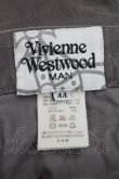 画像3: ヴィヴィアンウエストウッド MAN 中古 / オーブ刺繍デニムパンツ 44 グレー  S-24-10-30-053-pa-AS-ZS (3)