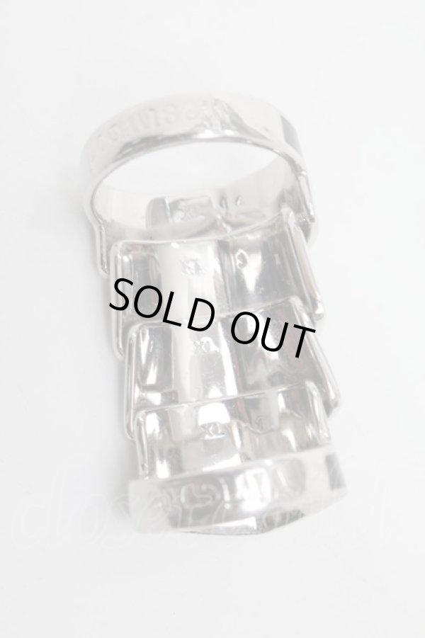 画像3: ヴィヴィアンウエストウッド 中古 / エナメルアーマーリング XL 黒  S-24-10-30-001-rg-AS-ZS (3)