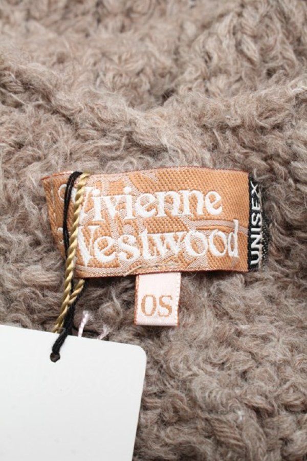 画像3: ヴィヴィアンウエストウッド 中古 / 変形ウールカーディガン O/S ベージュ  S-24-10-30-034-to-AS-ZS (3)