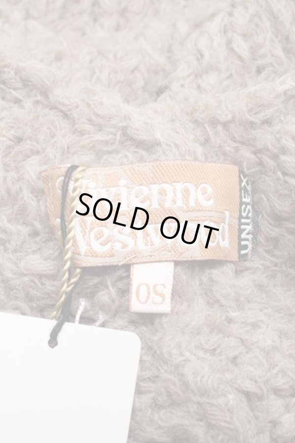 画像3: ヴィヴィアンウエストウッド 中古 / 変形ウールカーディガン O/S ベージュ  S-24-10-30-034-to-AS-ZH (3)