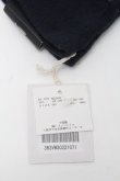 画像3: ヴィヴィアンウエストウッド 中古 / レザー切替ウールグローブ  紺  S-24-12-15-008-gd-AS-ZS (3)