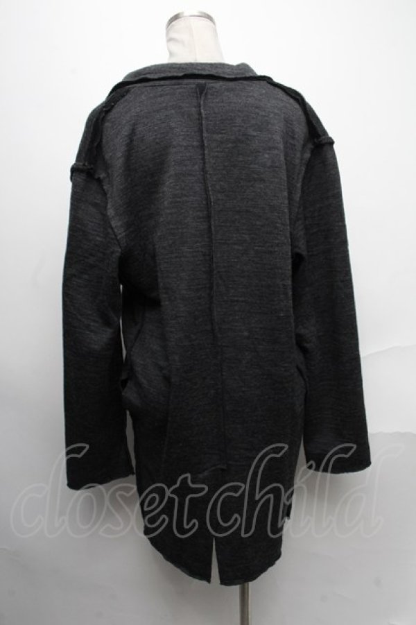 画像2: ヴィヴィアンウエストウッド MAN 中古 / CUTOFF JERSEY LONGジャケット 46 グレー  S-24-12-15-060-jc-AS-ZS (2)
