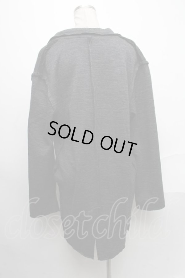 画像2: ヴィヴィアンウエストウッド MAN 中古 / CUTOFF JERSEY LONGジャケット 46 グレー  S-24-12-15-060-jc-AS-ZH (2)