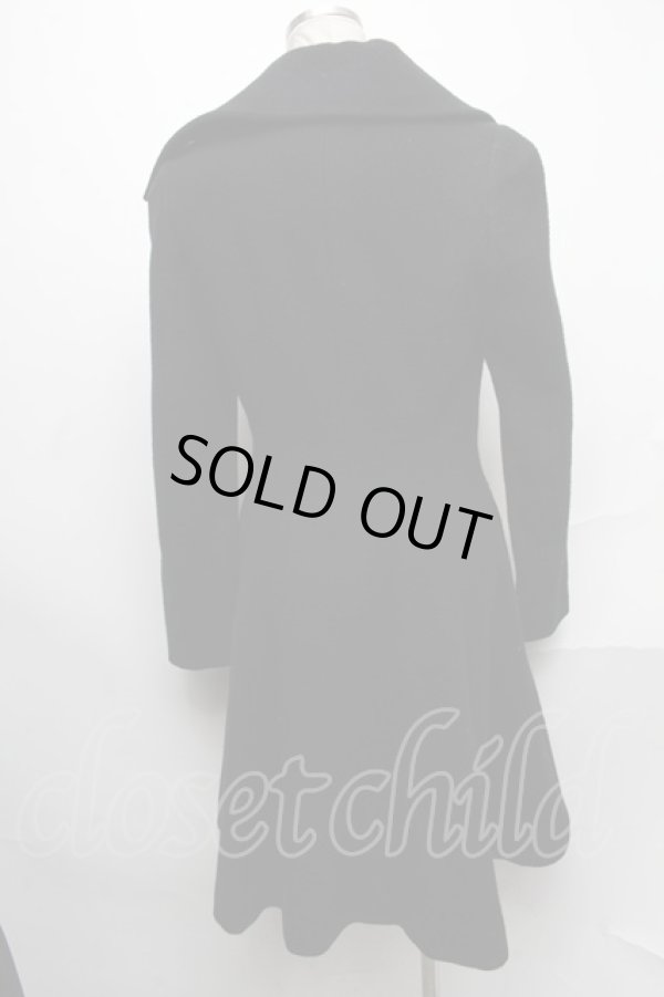 画像2: ヴィヴィアンウエストウッド 中古 / スタンドカラーコート 2 黒  S-24-12-15-063-co-AS-ZS (2)