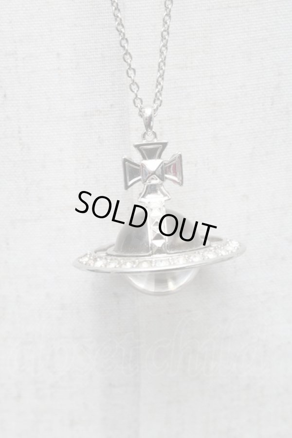 画像2: ヴィヴィアンウエストウッド 中古 / PINA ORBペンダント  シルバー  S-24-12-15-021-nl-AS-ZS (2)