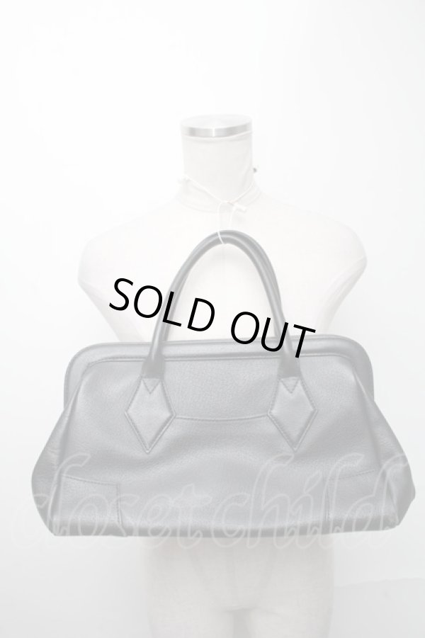 画像2: ヴィヴィアンウエストウッド 中古 / BA SIMPLE TINY ORBトートバッグ  黒x赤  S-24-12-15-031-ba-AS-ZS (2)