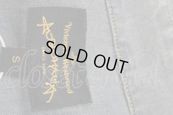 画像3: ANGLOMANIA 中古 / TOO FAST スカル LOTTE シャツ S ブルー  S-25-01-29-034-bl-AS-ZS (3)