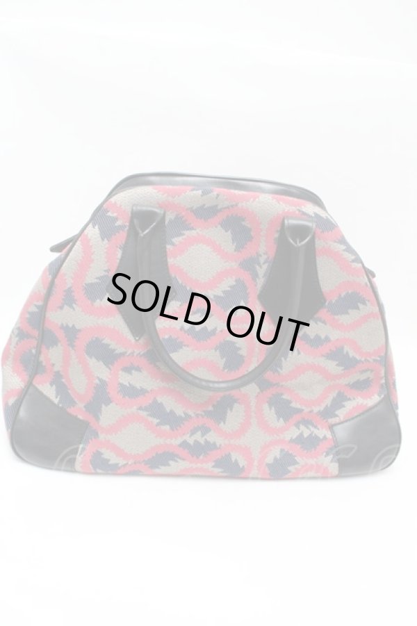 画像5: ヴィヴィアンウエストウッド 中古 / スクイグルヤスミンバッグ  紺x赤  S-25-02-23-031-ba-AS-ZS (5)