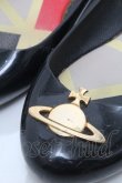 画像4: ヴィヴィアンウエストウッド×Melissa 中古 / フラットシューズ  黒  S-25-02-23-034-sh-AS-ZS (4)