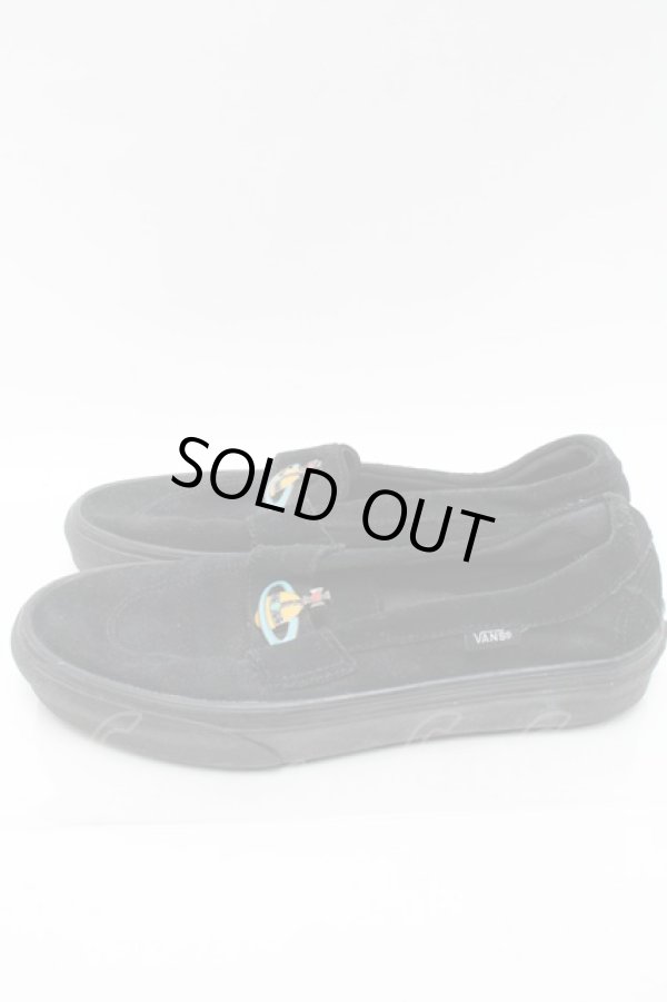 画像2: ヴィヴィアンウエストウッド 中古 / Vansコラボslip on シューズ 26cm 黒  S-25-02-23-035-sh-AS-ZS (2)