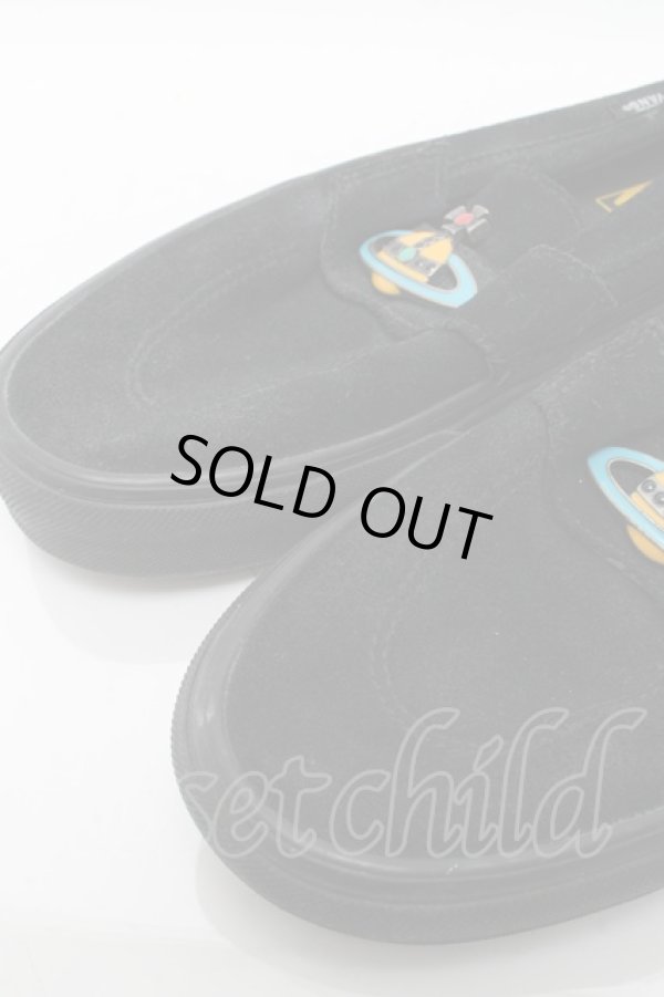 画像7: ヴィヴィアンウエストウッド 中古 / Vansコラボslip on シューズ 26cm 黒  S-25-02-23-035-sh-AS-ZS (7)