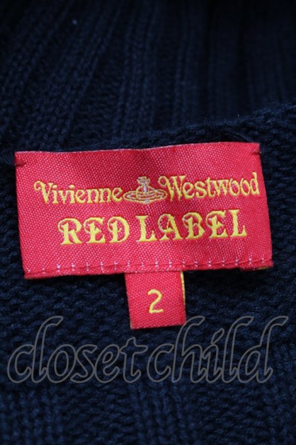 画像3: ヴィヴィアンウエストウッド 中古 / マティスハートニット 2 黒  S-25-02-23-058-to-AS-ZS (3)