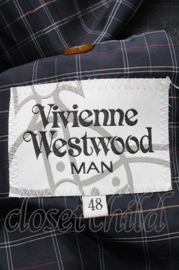 画像3: ヴィヴィアンウエストウッド MAN 中古 / コットンジャケット 48 黒  S-25-02-23-064-to-AS-ZS (3)