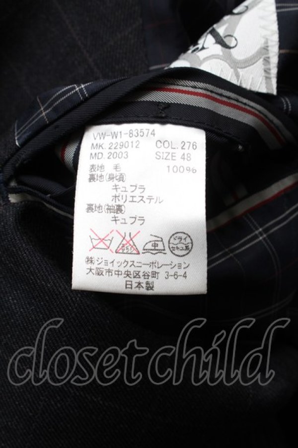 画像4: ヴィヴィアンウエストウッド MAN 中古 / コットンジャケット 48 黒  S-25-02-23-064-to-AS-ZS (4)