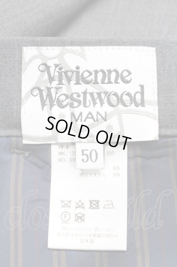 画像3: ヴィヴィアンウエストウッド MAN 中古 / トラウザーズ 50 グレー  S-25-02-23-077-pa-AS-ZS (3)