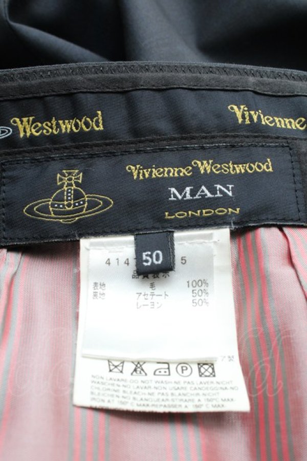 画像3: ヴィヴィアンウエストウッド MAN 中古 / トラウザーズ 50 グレー  S-25-02-23-078-pa-AS-ZS (3)