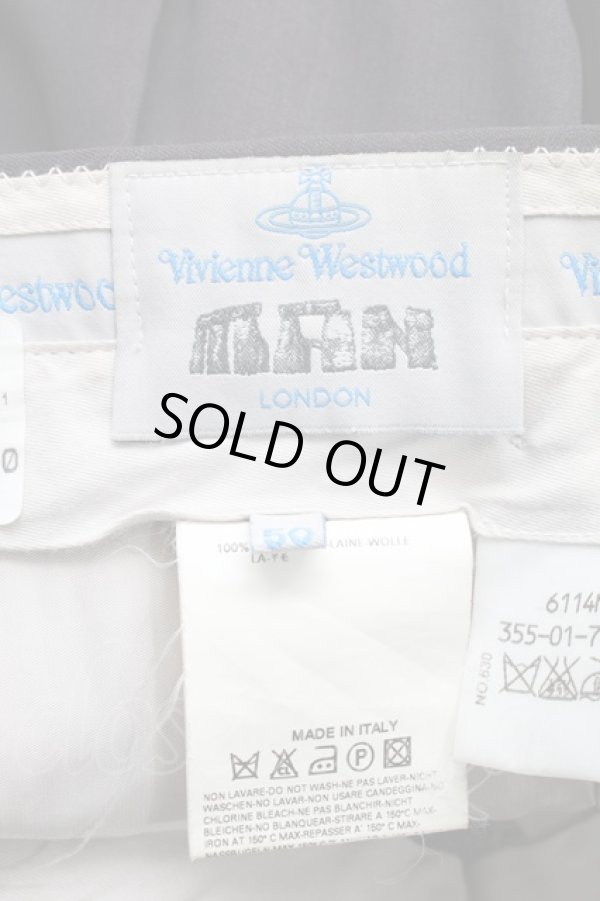 画像3: ヴィヴィアンウエストウッド MAN 中古 / トラウザーズ 50 グレー  S-25-02-23-079-pa-AS-ZS (3)