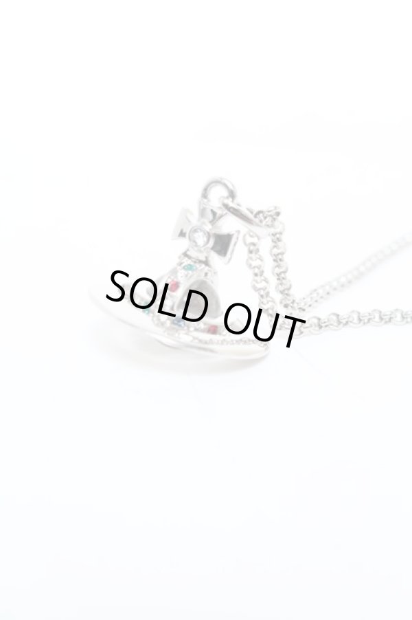 画像2: ヴィヴィアンウエストウッド 中古 / タイニーオーブネックレス  シルバー  S-25-02-23-020-ac-AS-ZS (2)