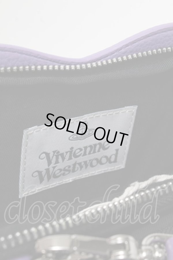 画像5: ヴィヴィアンウエストウッド 中古 / LOUISE HEART CROSSBODY BAG  パープル  S-25-02-23-024-ba-HR-ZS (5)