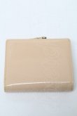 画像2: ヴィヴィアンウエストウッド 中古 / W/パテント折財布  ベージュ  S-25-03-05-007-wa-AS-ZS (2)