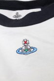 画像3: ヴィヴィアンウエストウッド 中古 / バイカラーTシャツ S オフｘ黒  S-25-03-05-037-ts-AS-ZS (3)