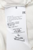 画像6: ヴィヴィアンウエストウッド 中古 / バイカラーTシャツ S オフｘ黒  S-25-03-05-037-ts-AS-ZS (6)