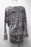 画像2: ヴィヴィアンウエストウッド 中古 / レースペーパーカットプリントカットソー 2 ピンク  S-25-03-05-039-to-AS-ZS (2)