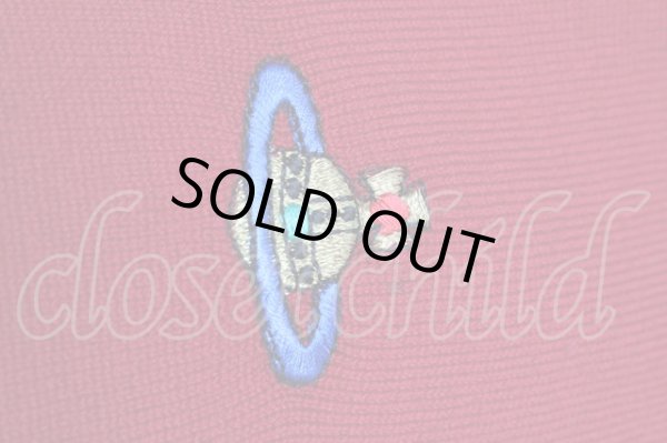 画像3: ヴィヴィアンウエストウッド 中古 / /カラーオーブ刺繍カーディガン M 赤  S-25-03-05-048-to-AS-ZS (3)