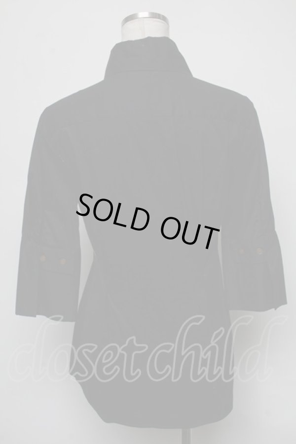 画像2: ヴィヴィアンウエストウッド 中古 / ハートブラウス 40 黒  S-25-03-05-053-bl-AS-ZS (2)