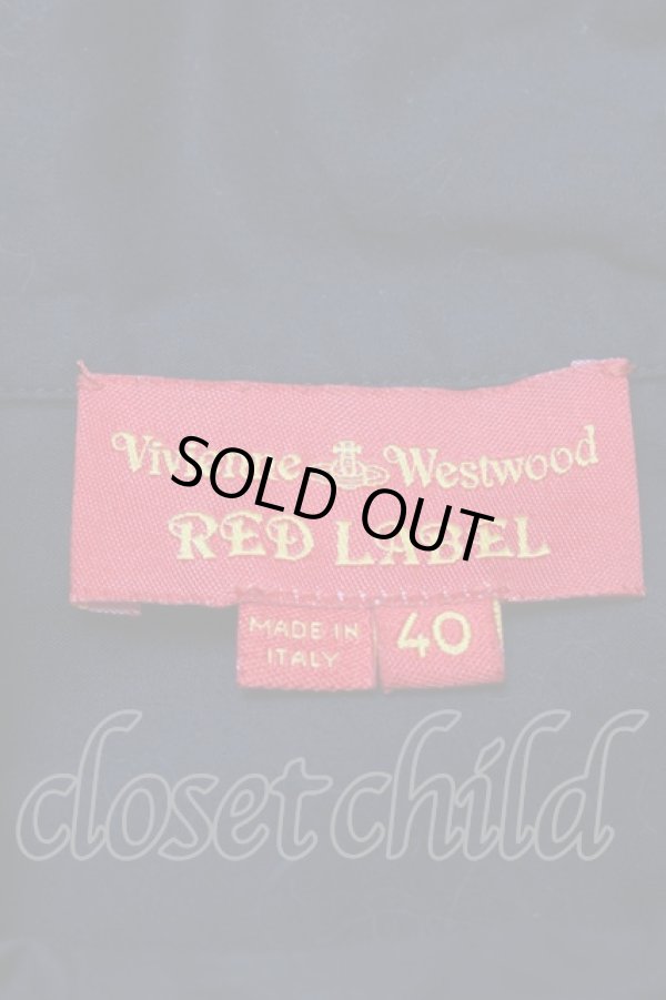 画像4: ヴィヴィアンウエストウッド 中古 / ハートブラウス 40 黒  S-25-03-05-053-bl-AS-ZS (4)