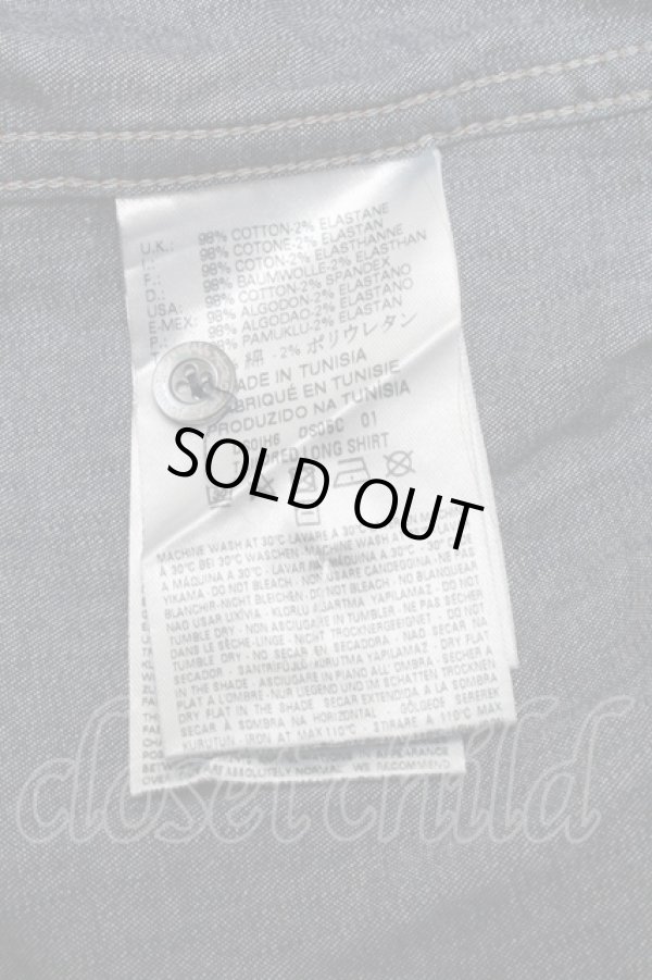 画像5: ANGLOMANIA 中古 / スクイグルデニムシャツ L ブルー  S-25-03-05-066-bl-AS-ZS (5)