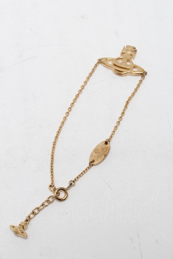 画像4: ヴィヴィアンウエストウッド 中古 / LUCYブレスレット  ゴールド  S-25-03-05-014-ac-AS-ZY (4)