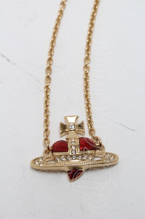 画像2: ヴィヴィアンウエストウッド 中古 / ディアマンテハートブレス  ゴールド  S-25-03-05-015-ac-AS-ZY (2)