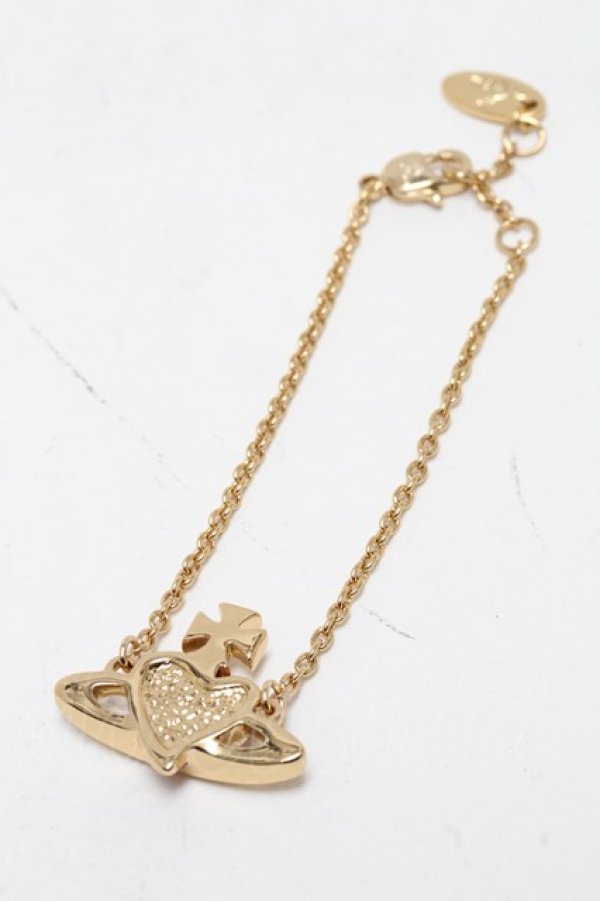 画像3: ヴィヴィアンウエストウッド 中古 / ディアマンテハートブレス  ゴールド  S-25-03-05-015-ac-AS-ZY (3)