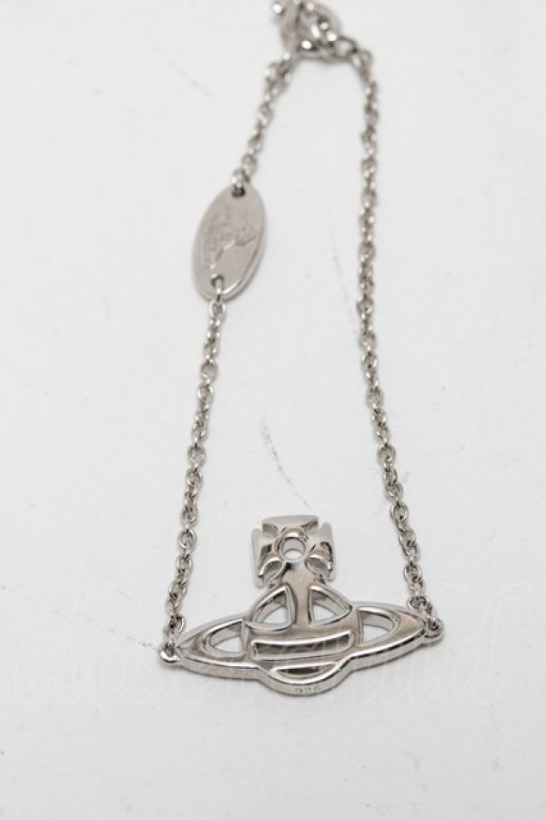 画像2: ヴィヴィアンウエストウッド 中古 / LUCYブレスレット  シルバー  S-25-03-05-016-ac-AS-ZY (2)