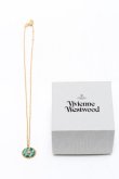 画像4: ヴィヴィアンウエストウッド 中古 / NEYLAペンダントネックレス  ゴールドｘグリーン  S-25-03-05-019-nl-AS-ZS (4)