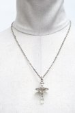 画像2: ヴィヴィアンウエストウッド 中古 / NC/クリスタルドロップタイニーネックレス  シルバー  S-25-03-30-024-nl-AS-ZS (2)