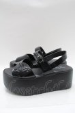 画像3: ヴィヴィアンウエストウッド×Melissa 中古 / CONNECT ADサンダル 24 黒  S-25-03-30-002-sh-AS-ZS (3)